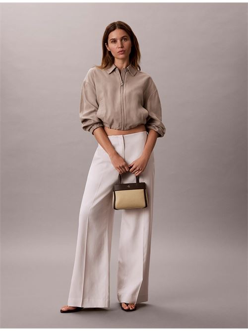ck canvas mini tote crossbody CALVIN KLEIN | LV04F3504GXSJ